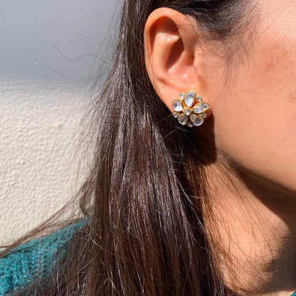 Delicate Floral Studs