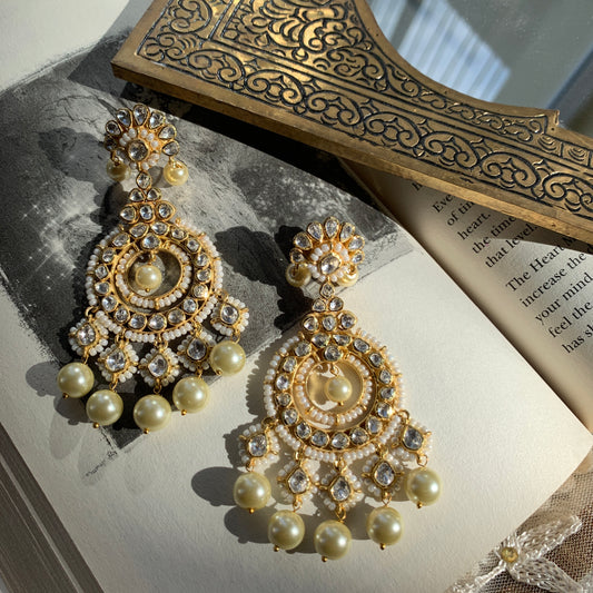 Floral Pearl Earrings