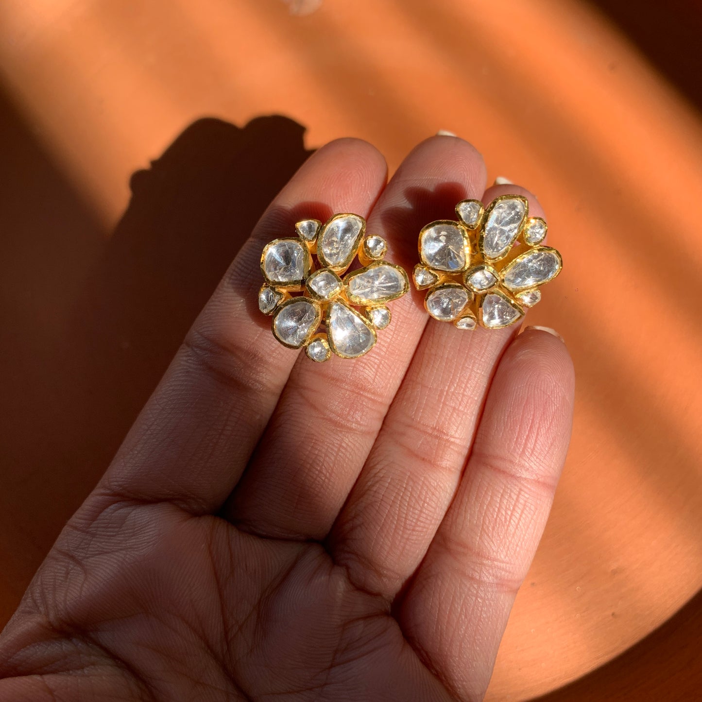 Delicate Floral Studs