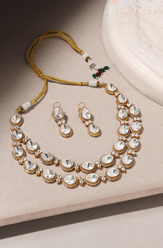 Statement Polki Necklace Set