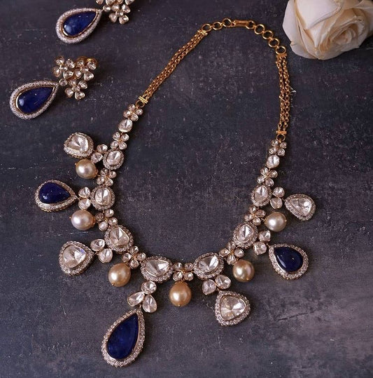 Bridal Polki Necklace Set