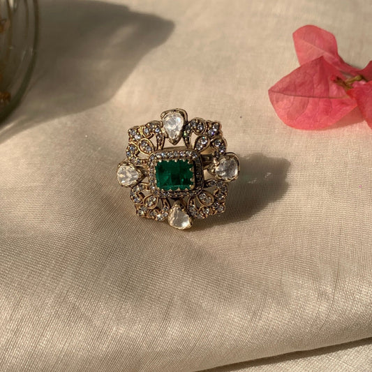 Victorian Emerald Ring