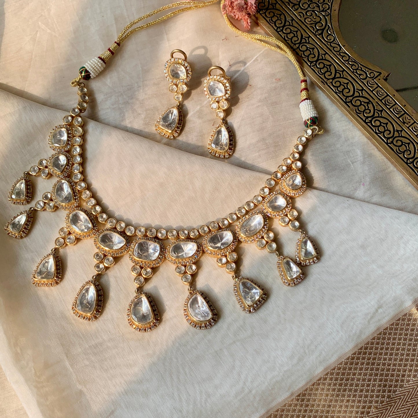 Bridal Polki Necklace Set