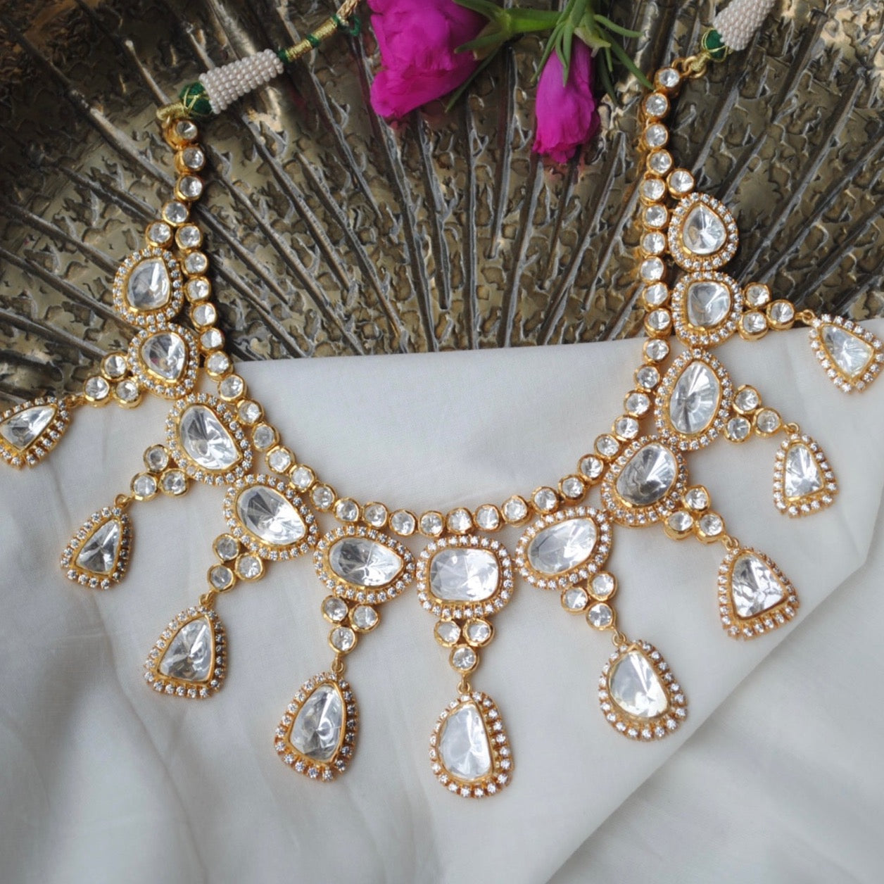 Bridal hot sale polki jewellery