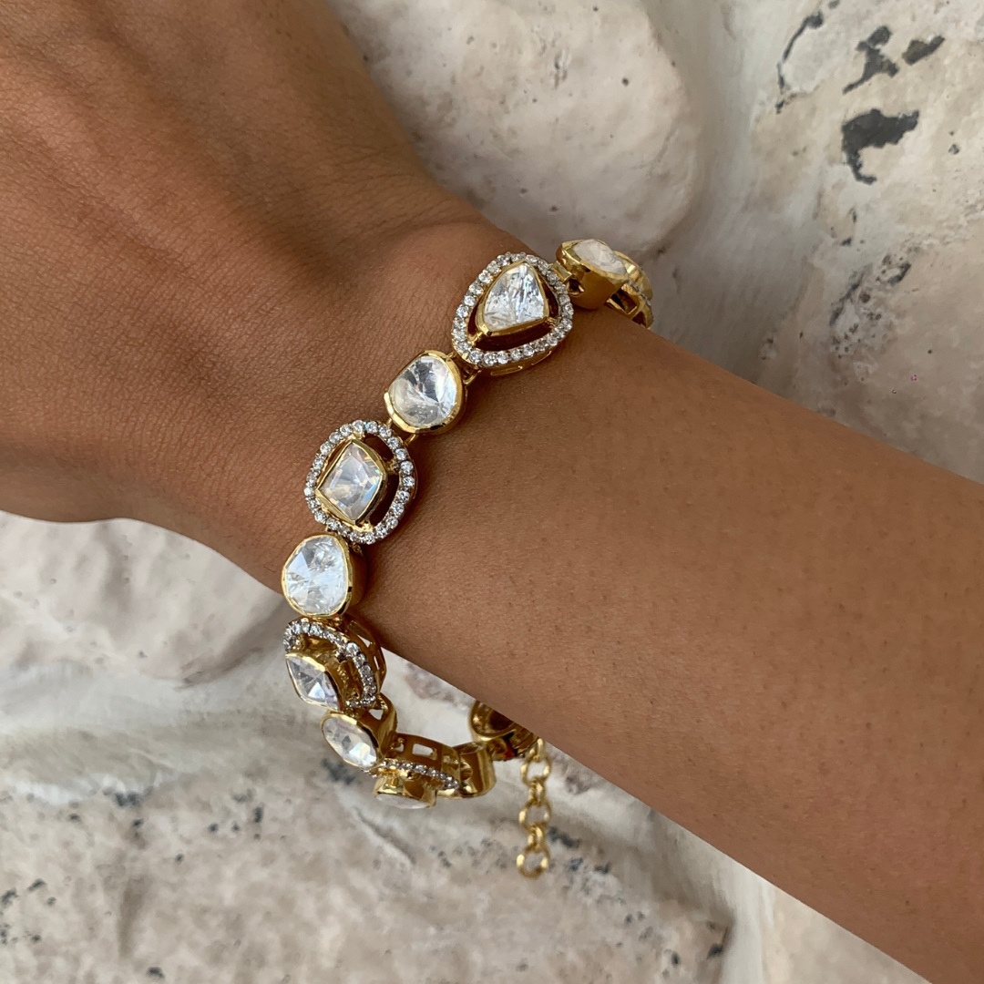 Edged Diamond Tennis Bracelets – Mahmoud Mozaffarian Jewelers